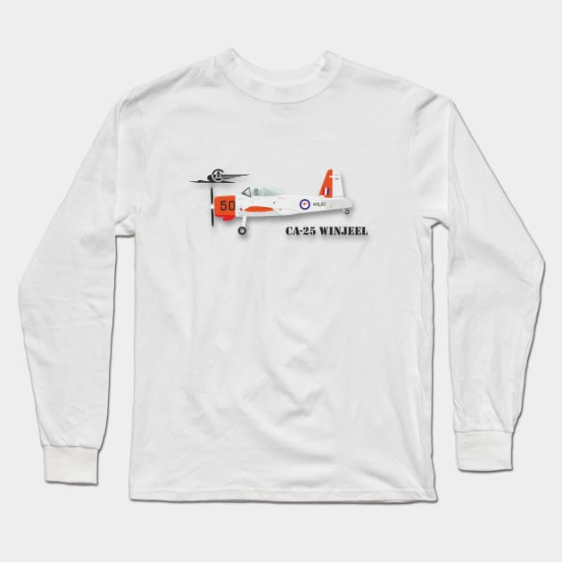 CA-25 Winjeel Long Sleeve T-Shirt by GregThompson